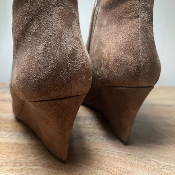 Jean-Michel Cazabat Suede Booties Sz 37.5 - Picture 8 of 11